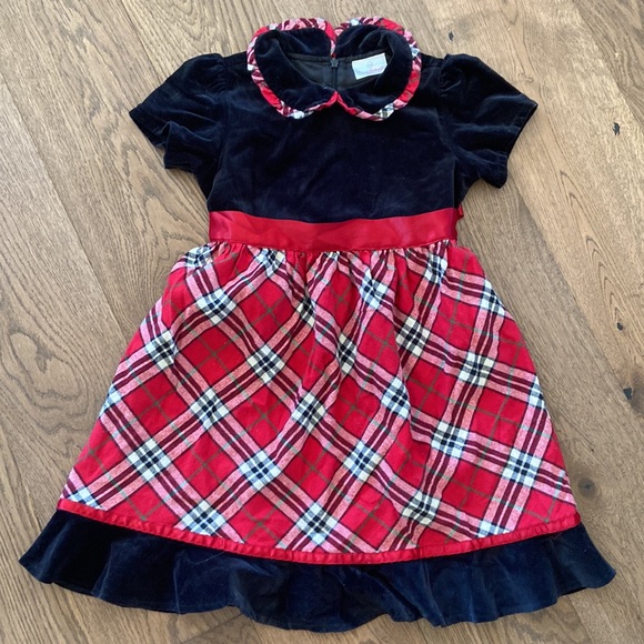 Hanna Andersson Other - NWOT-Hanna Andersson Velvet Plaid Holiday Dress